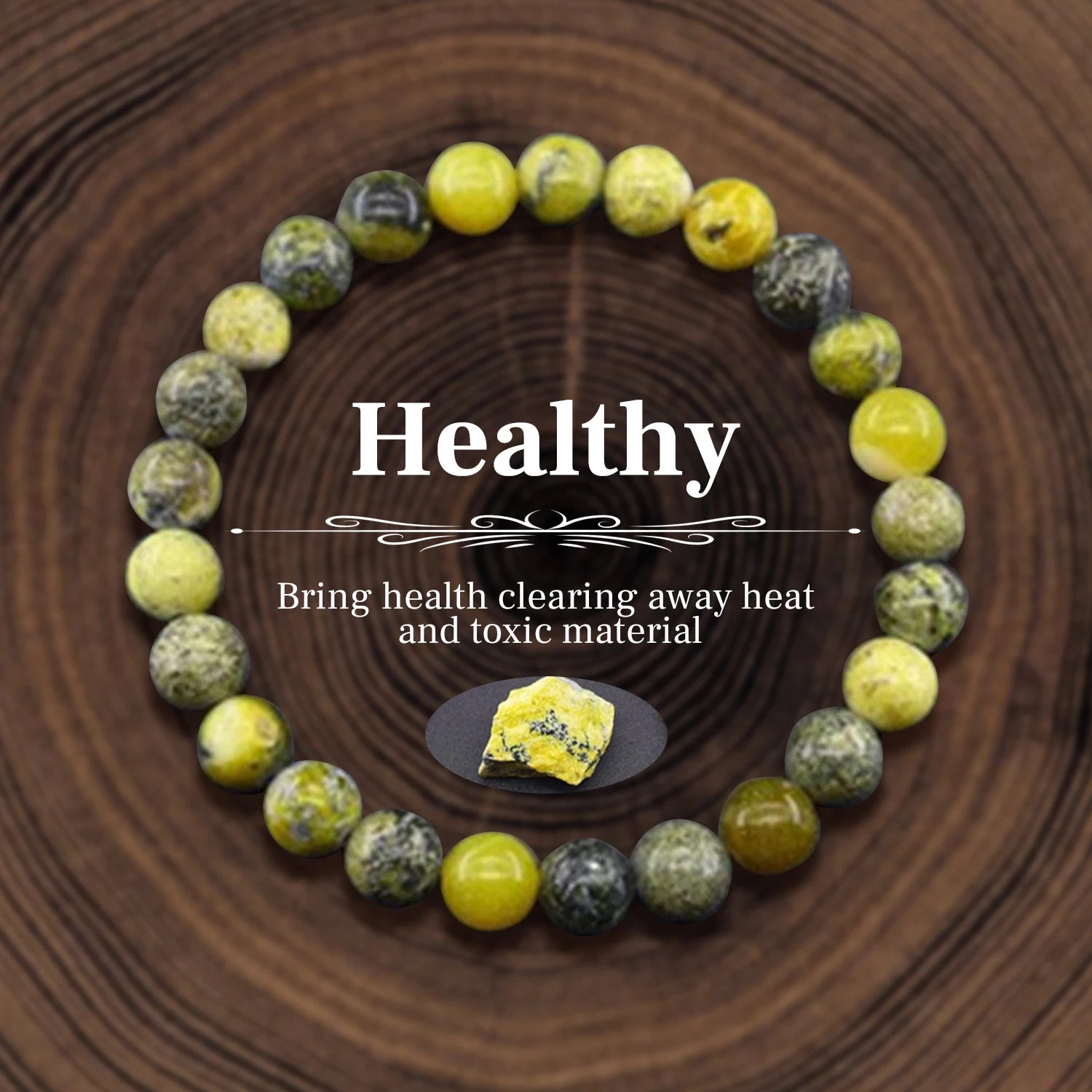 Natural Stone Beads Healing Bracelet for Men & Women